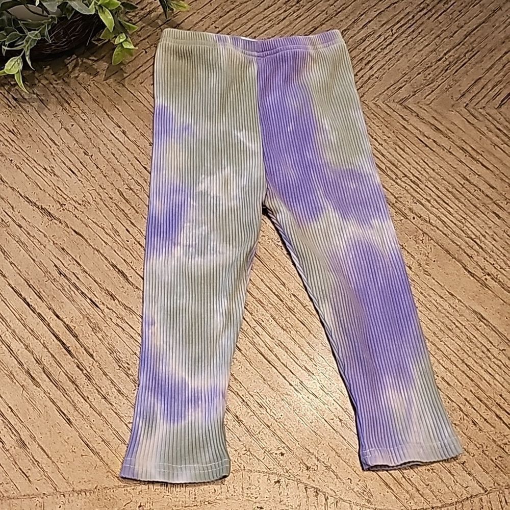 Ribbed tie dye leggings 3T